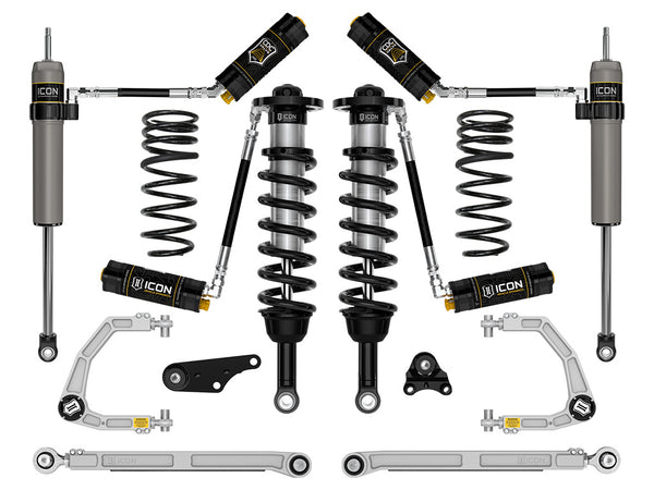 ICON 2024-2025 Toyota Tacoma 1.25-3" Lift, Stage 8 Suspension System, Billet, Triple Rate Rear Springs