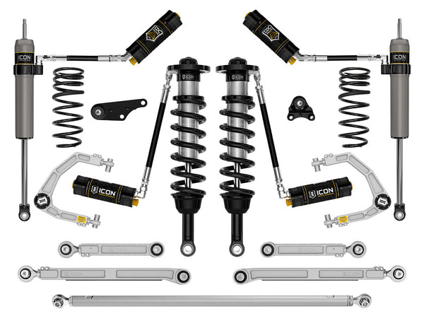 ICON 2024-2025 Toyota Tacoma 1.25-3" Lift, Stage 11 Suspension System, Billet, Overland Rear Springs