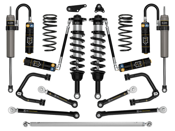 ICON 2024-2025 Toyota Tacoma 1.25-3" Lift, Stage 12 Suspension System, Tubular