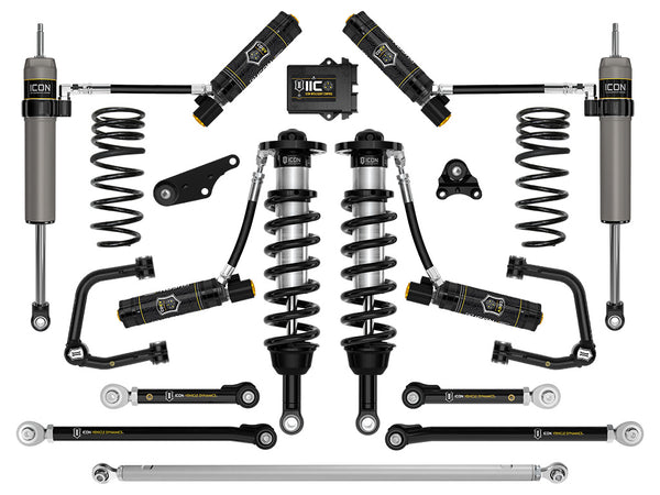 ICON 2024-2025 Toyota Tacoma 1.25-3" Lift, Stage 13 Suspension System, Tubular, Overland Rear Springs