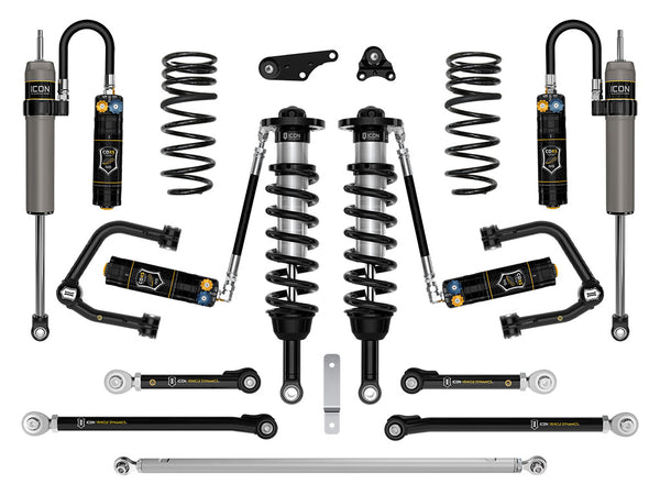 ICON 2024-2025 Toyota Land Cruiser 250 Series, 1.25-3" Lift, Stage 9 Suspension System, CDXS, Tubular