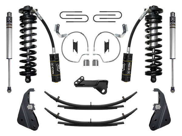 ICON 2023-2025 Ford F-250/F-350 Super Duty 4WD, 4-5.5" Lift, Stage 1 Coilover Conversion System w/ Expansion Packs