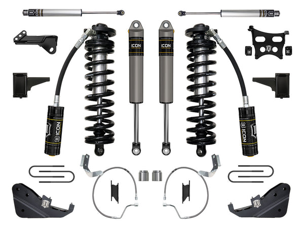 ICON 2023-2025 Ford F-250/F-350 Super Duty 4WD, 4-5.5" Lift, Stage 3 Coilover Conversion System