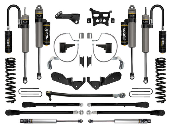 ICON 2023-2025 Ford F-250/F-350 Super Duty 4WD, Gas, 4.5" Lift, Stage 6 Suspension System