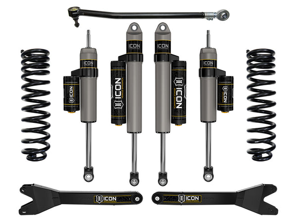 ICON 2023-2025 Ford F-250/F-350 Super Duty 4WD, Gas, 2.5" Lift, Stage 3 Suspension System w/ Radius Arms