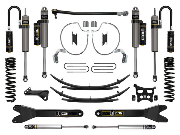 ICON 2023-2025 Ford F-250/F-350 Super Duty 4WD, Diesel, 4.5" Lift, Stage 4 Suspension System w/ Radius Arms & Expansion Packs