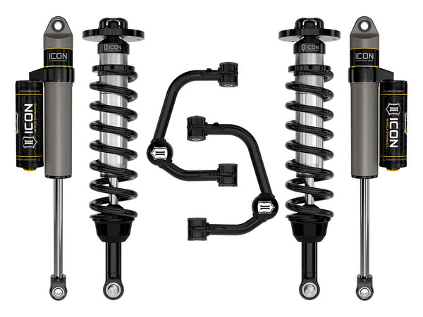 ICON 2021-2025 Ford F-150 4WD, 2.75-3.5" Lift, Stage 2 Suspension System, Tubular