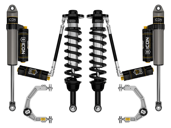 ICON 2021-2025 Ford F-150 4WD, 2.75-3.5" Lift, Stage 4 Suspension System, Billet, CDCV