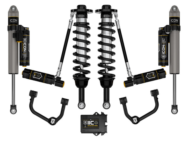 ICON 2021-2025 Ford F-150 4WD, 2.75-3.5" Lift, Stage 5 Suspension System, Tubular
