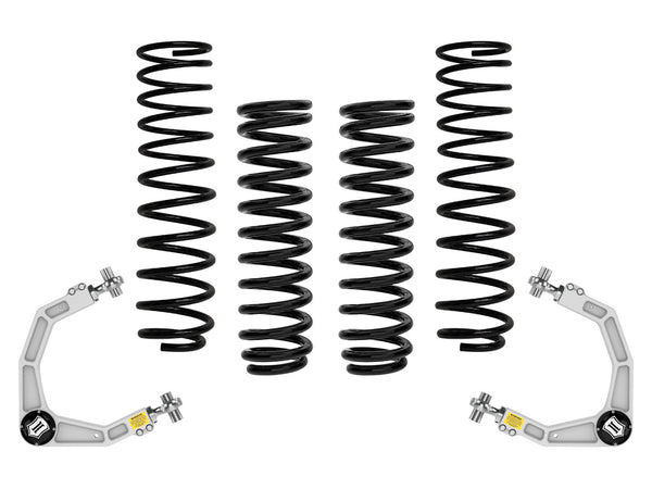 ICON 2021-2025 Ford F-150 Raptor, 2-2.25" Lift, Stage 2 Suspension System, Overland Rear Springs