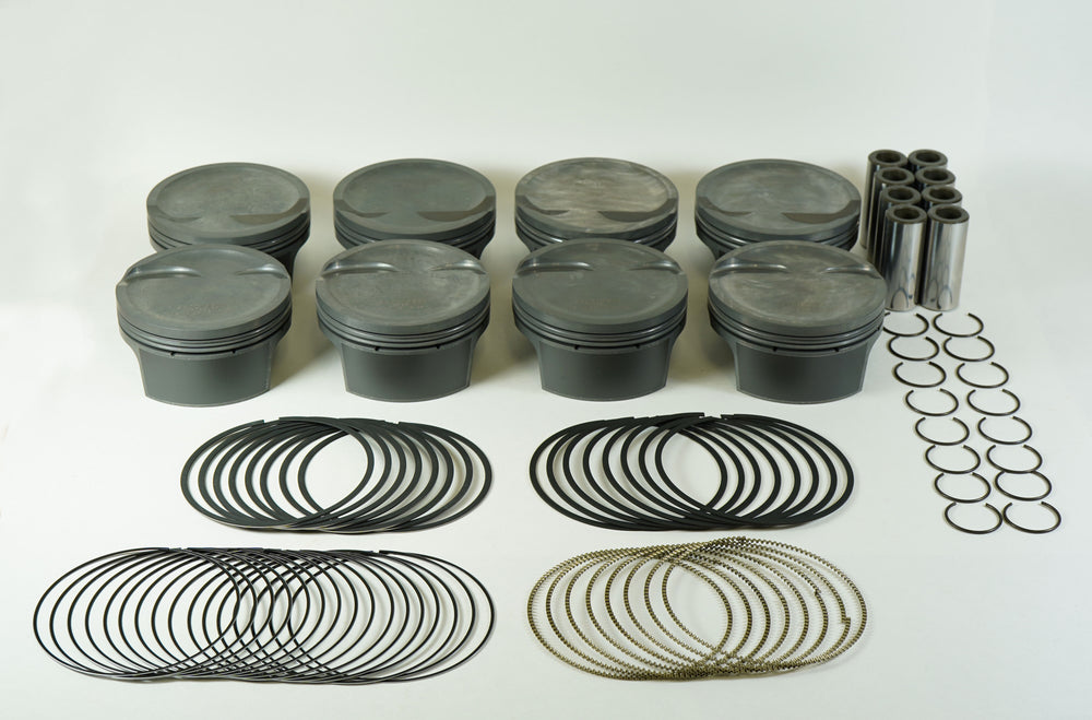 Mahle Motorsport - Piston (set) - LS 5.3L DISH - compatible with LS1/2/6 style cathedral port heads - 930219600