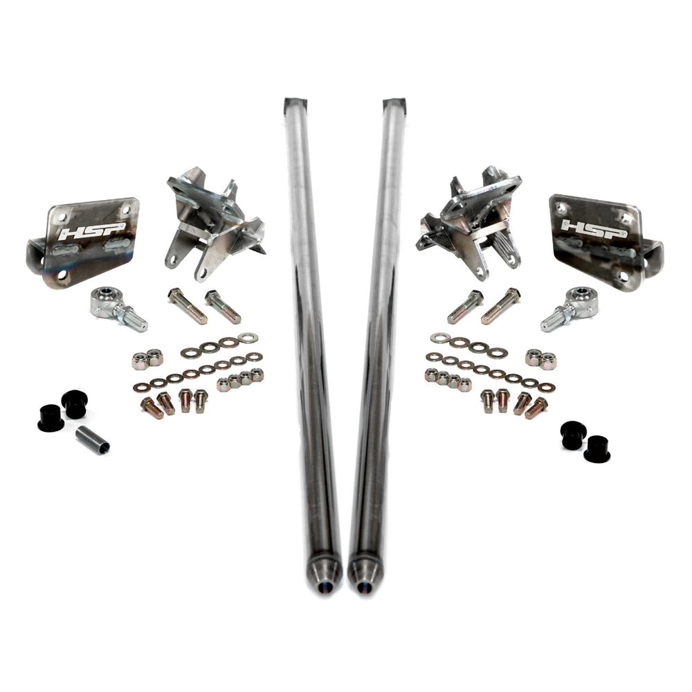 HSP Traction Bars For 2017.5-2022 Ford Powerstroke 6.7 Liter F250 Regular Cab Long Bed-Polar White