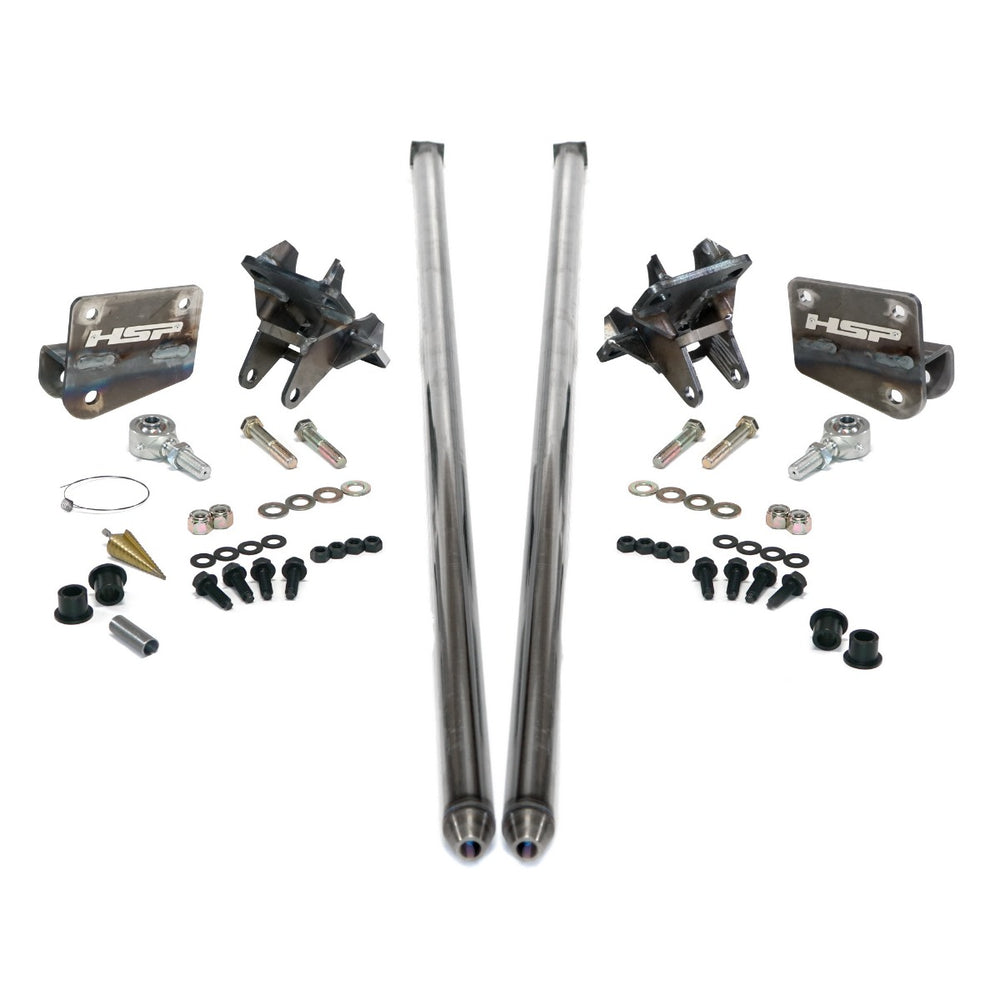 HSP Traction Bars For 2017.5-2022 Ford Powerstroke 6.7 Liter F350 SRW (ECLB,CCSB)-Polar White