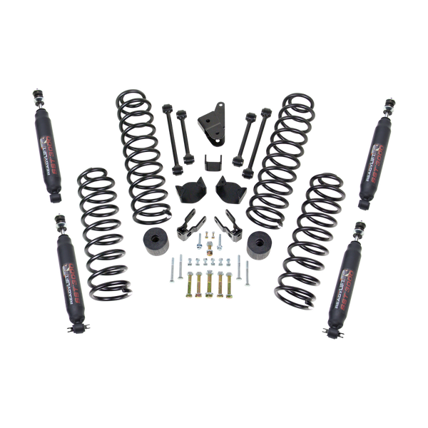ReadyLift - 4" Coil Spring Lift Kit With SST3000 Shocks - Jeep JK Wrangler 4WD 2007-2018 - 69-6401