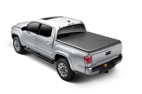TruXport Tonneau Cover-Black-2001-2006 Toyota Tundra Double Cab 6ft. 2in. Bed with Bed Caps