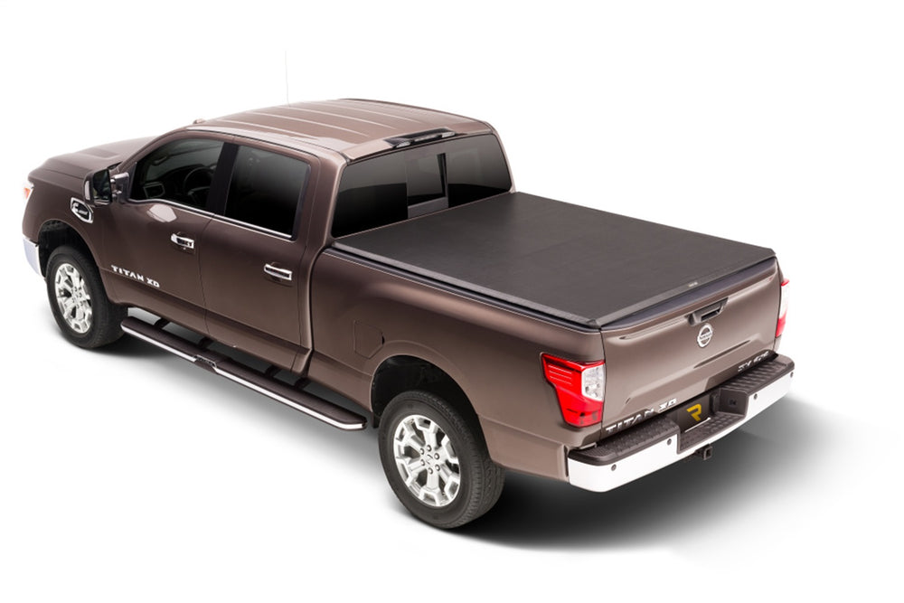 TruXport Tonneau Cover-Black-2016-2020 Nissan Titan 8ft. 2in. Bed without Utili-Track System