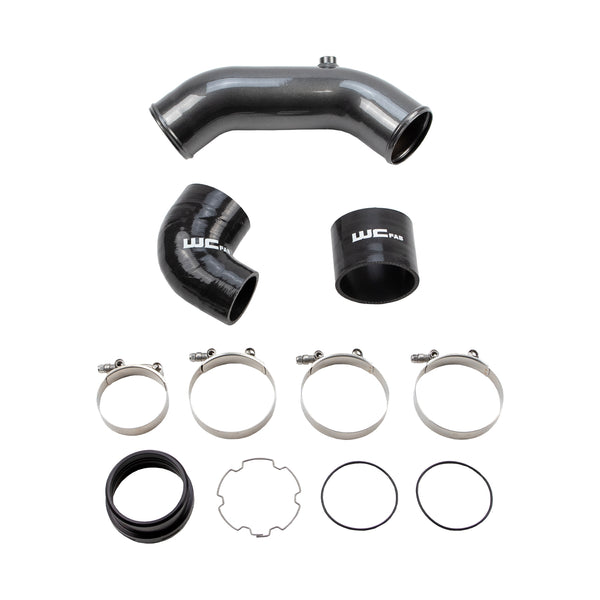 2017-2025 Ford 6.7L Power Stroke 3.5" Cold Side Intercooler Pipe Kit, Bengal Blue