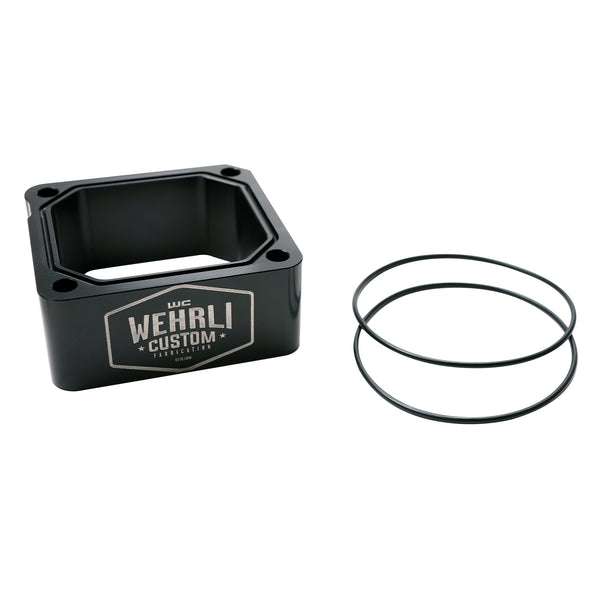 1998.5-2007 5.9L Cummins Intake Billet Spacer Kit Black Anodized