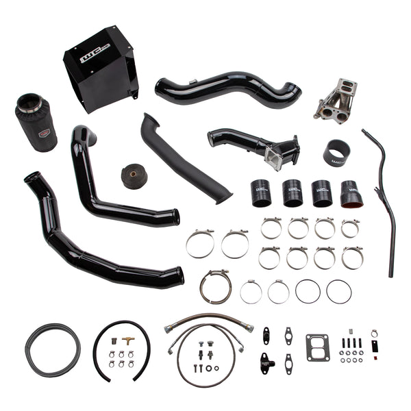 2001-2004 LB7 Duramax S300 Single Turbo Install Kit Bengal Blue