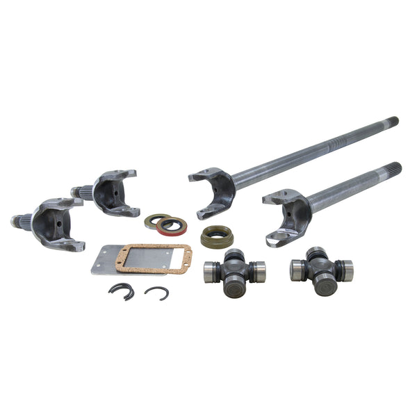 Yukon Chromoly Front Axle Kit, Dana 44, Both Sides, 27/30 Spline, 1310 U-Joints - YA W24154