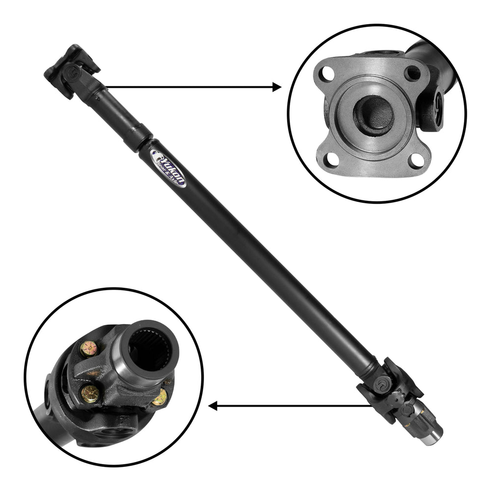 Yukon performance front driveshaft, 2018 Jeep JL Sahara 4 Dr, Auto, Selec-Trac - YDS041