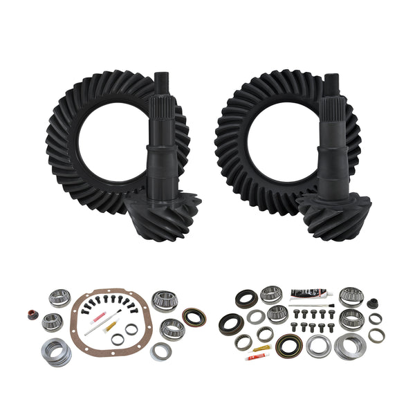 Yukon Re-Gear & Installation Kit, Ford 8.8", various F150, 4.56 ratio, fr&rr - YGK123