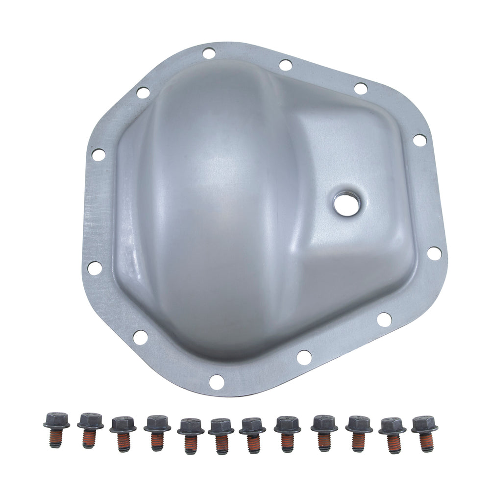 Steel cover for Dana 60 standard rotation. '02-'08 GM rear w/ 12 bolt cover - YP C5-D60-SUP