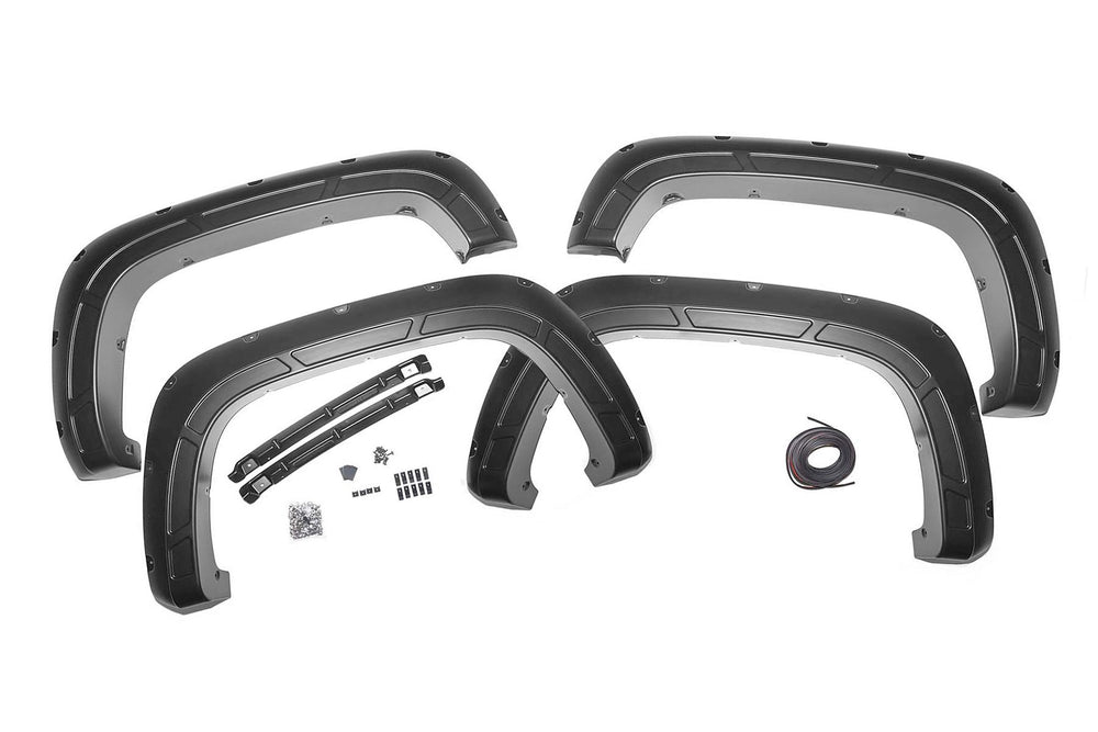 Rough Country - Fender Flares - Sport - GXP Lakeshore Blue - Chevy Silverado 2500 HD/3500 HD (20-25)