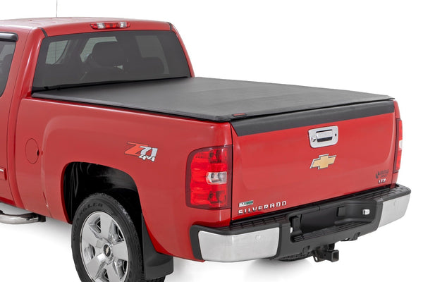 Rough Country - Soft Roll Up Bed Cover - 6'7" Bed - Chevy/GMC 1500/2500HD/3500HD (07-14)