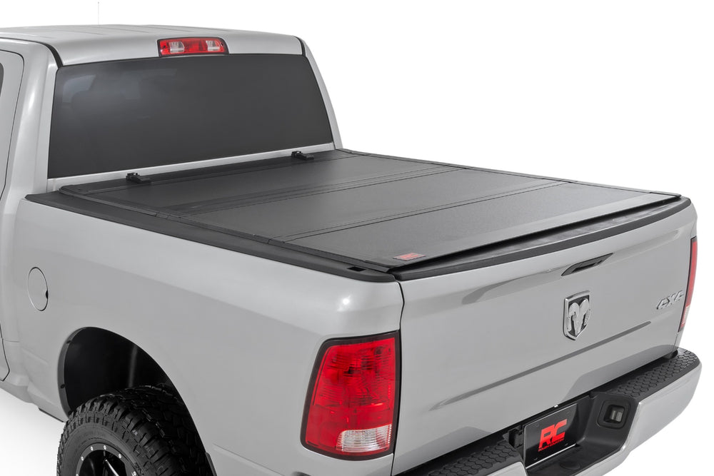 Rough Country - Hard Tri-Fold Flip Up Bed Cover - 5'7
