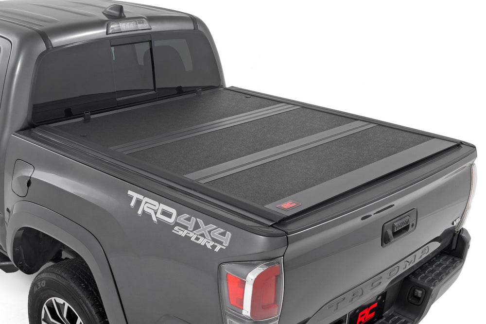 Rough Country - Hard Low Profile Bed Cover - 5' Bed - Toyota Tacoma 2WD/4WD (2016-2023)
