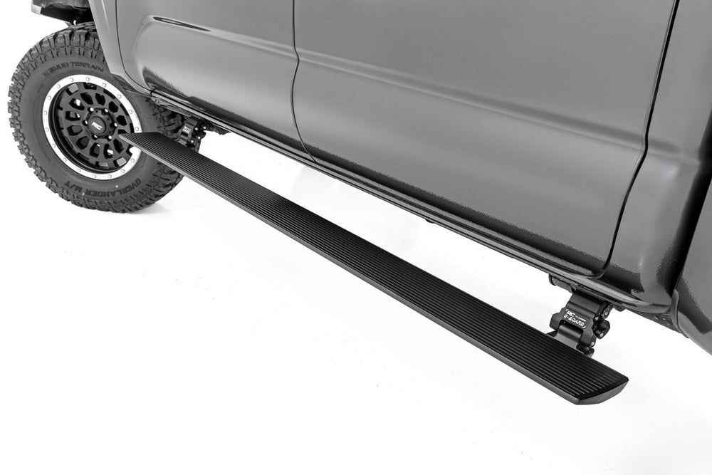 Rough Country - Power Running Boards - Dual Electric Motor - Double Cab - Toyota Tacoma (05-23)