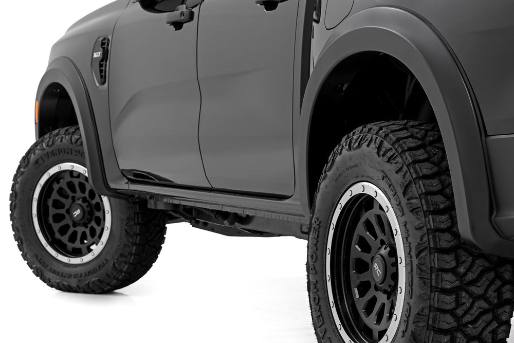Rough Country - Fender Flares - Sport - G1 Absolute Black - Ford Ranger 2WD/4WD (2024-2025)