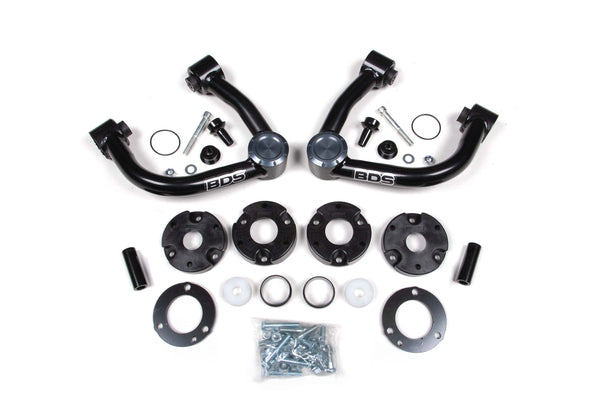 BDS Suspension - 2021-2025 Ford Bronco 4 Door 3" Suspension Lift Kit, 2" Rear, Spacer (Sasquatch -BDS023300