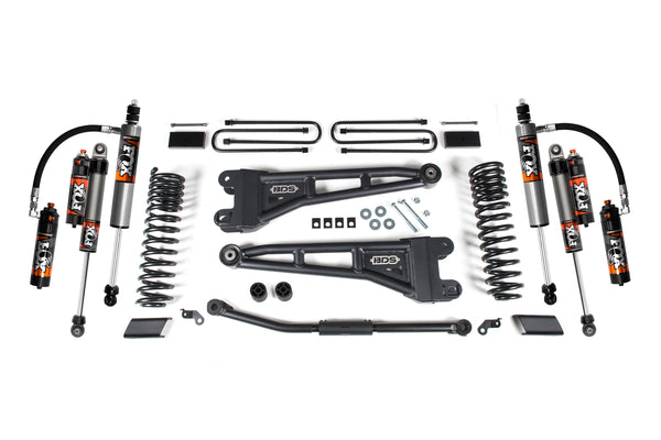 BDS Suspension - 2023-2026 Ford F450 2.5" Radius Arm Suspension Lift Kit, 1" rear Block - 2.0 I -BDS1306FS