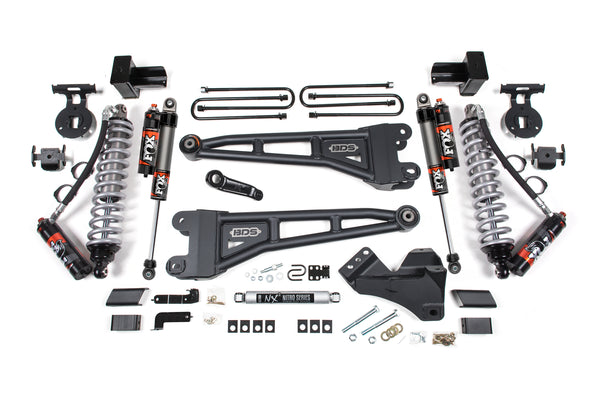 BDS Suspension - 2023-2026 Ford F350 DRW 4WD 5" Radius Arm Suspension Lift Kit, 3" Rear, Block, D -BDS2261PES