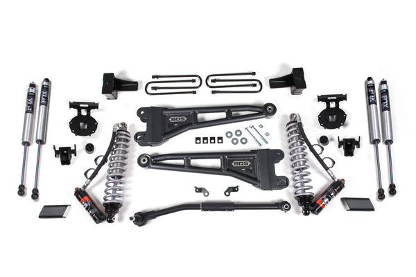 BDS Suspension - 2017-2019 Ford F250/F350 4wd 2.5" Radius Arm Suspension Lift Kit, 1" Rear, Block -BDS1543FPE