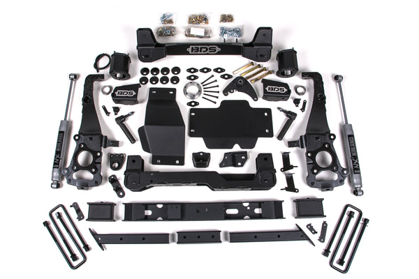 BDS Suspension - 2020-2023 Ford Ranger 6" Suspension Lift w/ Steel Knuckle - NX2 -BDS1907H