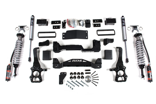 BDS Suspension - 2015-2020 Ford F150 4wd 6" Coilover Suspension System, 5" Rear Block, 2.5 Front -BDS1591FPE