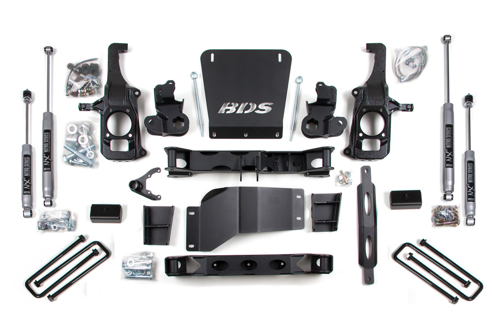 BDS Suspension - 11-19 GM HD 6.5/5 HC Block w/o overload -BDS196H