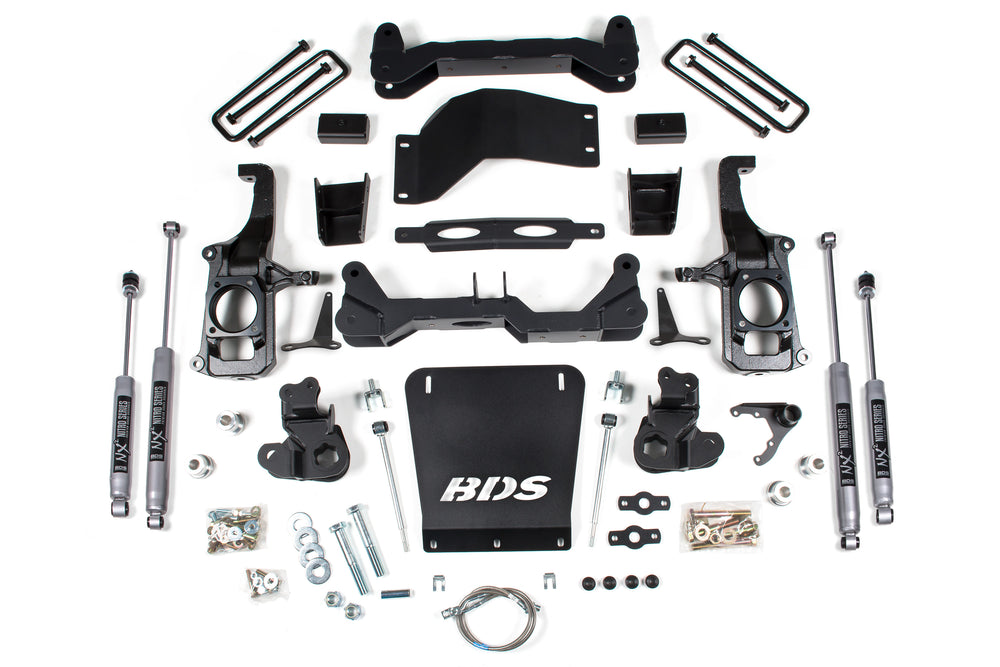 BDS Suspension - 11-15 GM HD 4.5in Torsion Bar System -BDS1819FS