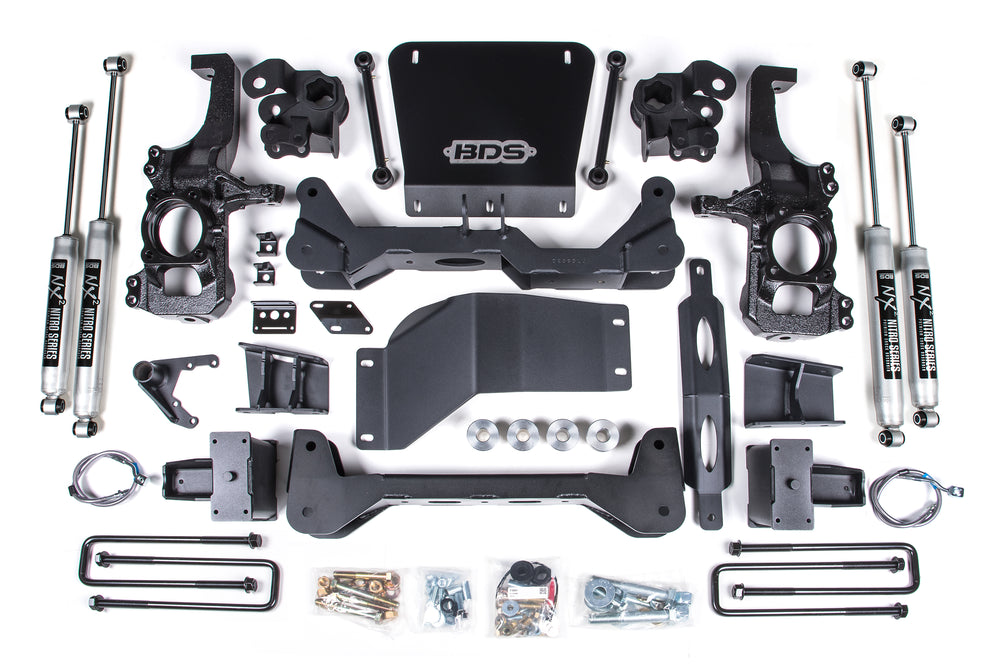 BDS Suspension - 2020-2026 Chevrolet Silverado/GMC Sierra 2500HD/3500HD 4wd, 6.5
