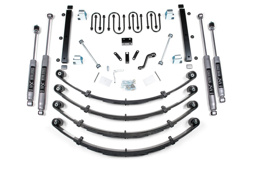 BDS Suspension - 87-95 YJ Soft Top 3.5/3.5 Spring Kit -BDS409H