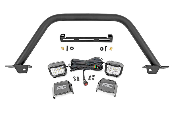 Rough Country - Safari Bar - 3" OSRAM (Pair) - Wide - OE Modular Steel - Ford Bronco (21-25)
