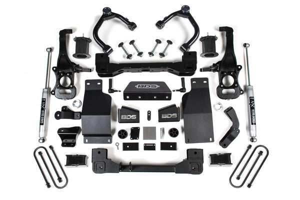 BDS Suspension - 2025-2026 Chevy/GMC 1500 4wd 4" Suspension Lift Kit, 3.0 Diesel / 2.7 Gas, 3" Re -BDS1853H