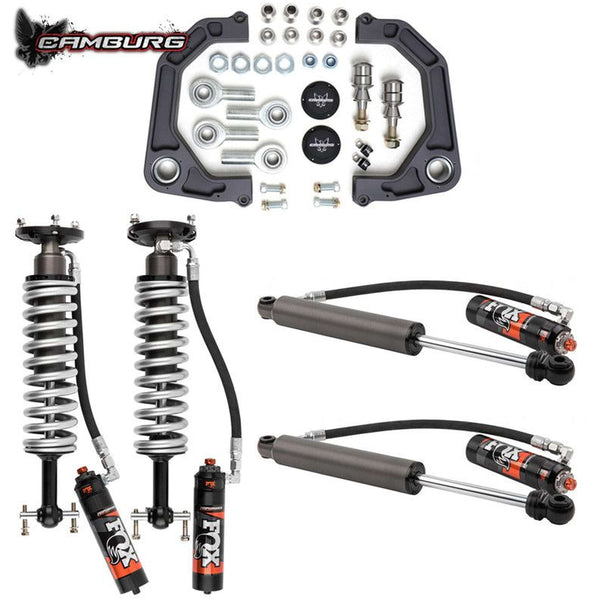 Camburg Engineering 4WD 2019-2024 Chevrolet Silverado 1500 | GMC Sierra 1500 Trail Boss/AT4 FOX 2.5 Elite DSC KINETIK Series Lift Kit CAM-210097-K