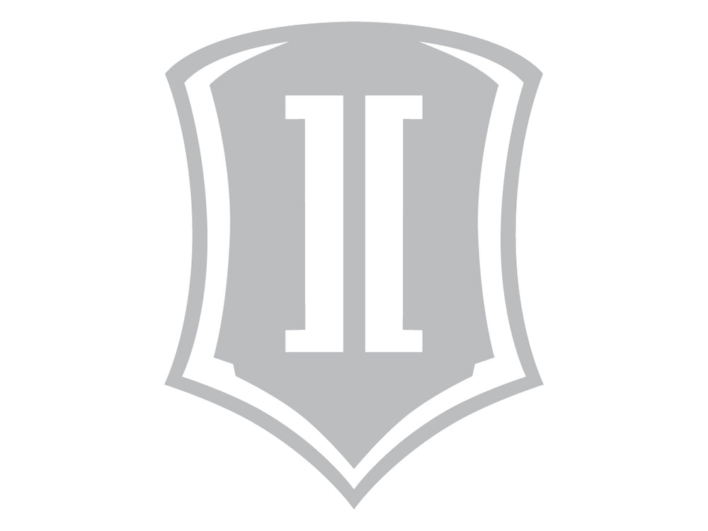 ICON Vehicle Dynamics Shield Logo Sticker, Silver, 15” Tall