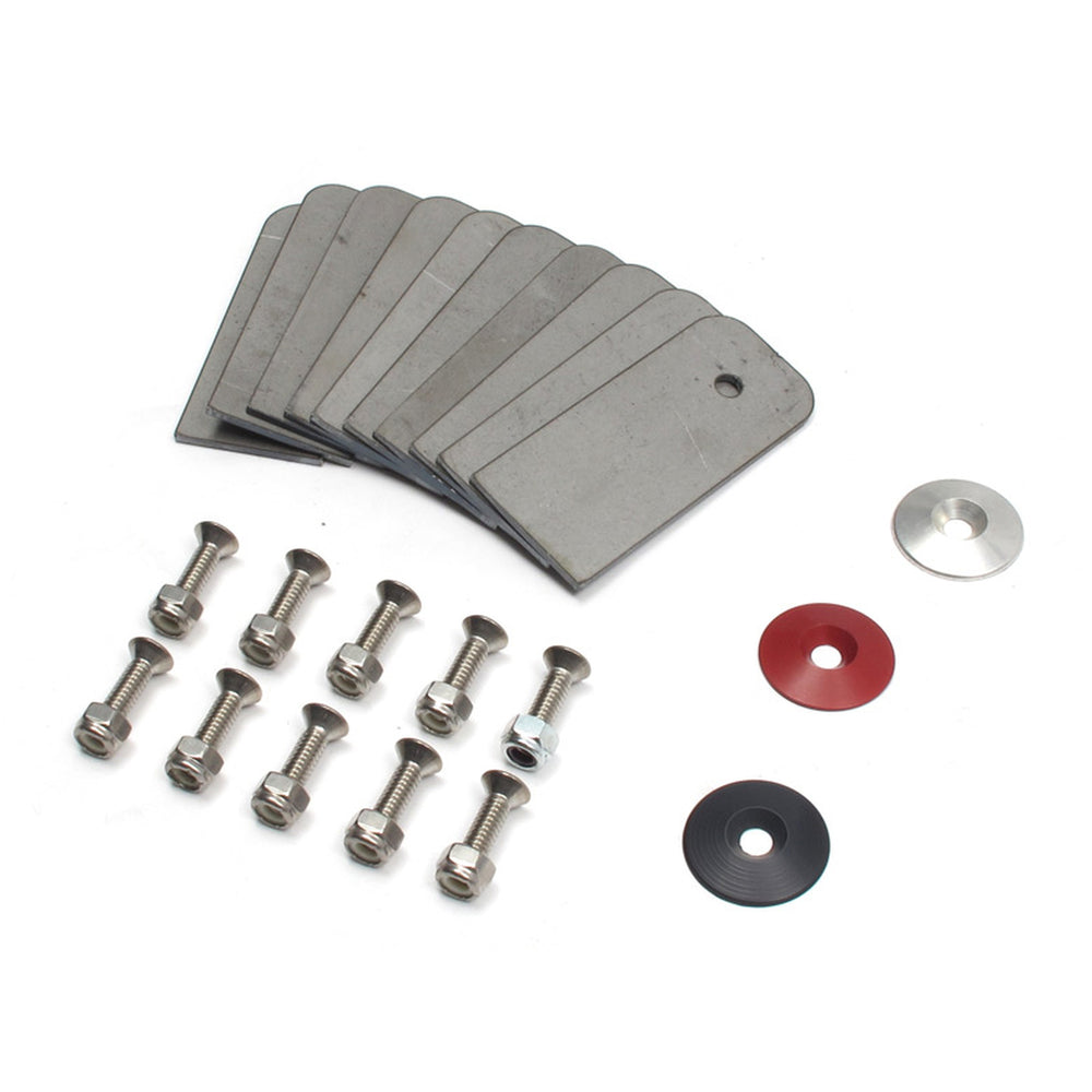 Camburg Engineering Silver Fender Washer (10 Pack) (Aluminum Washer, Bolt, Body Clip, 1/8