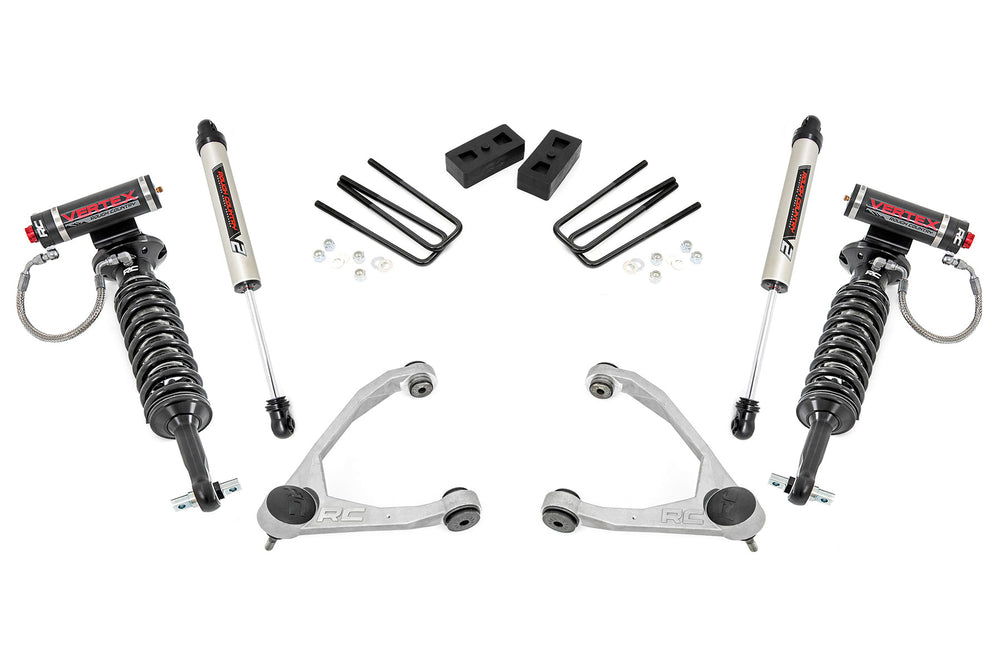 Rough Country - 3.5 Inch Lift Kit - Forged UCA - Cast Steel - Vertex/V2 - Chevy/GMC 1500 (07-13)
