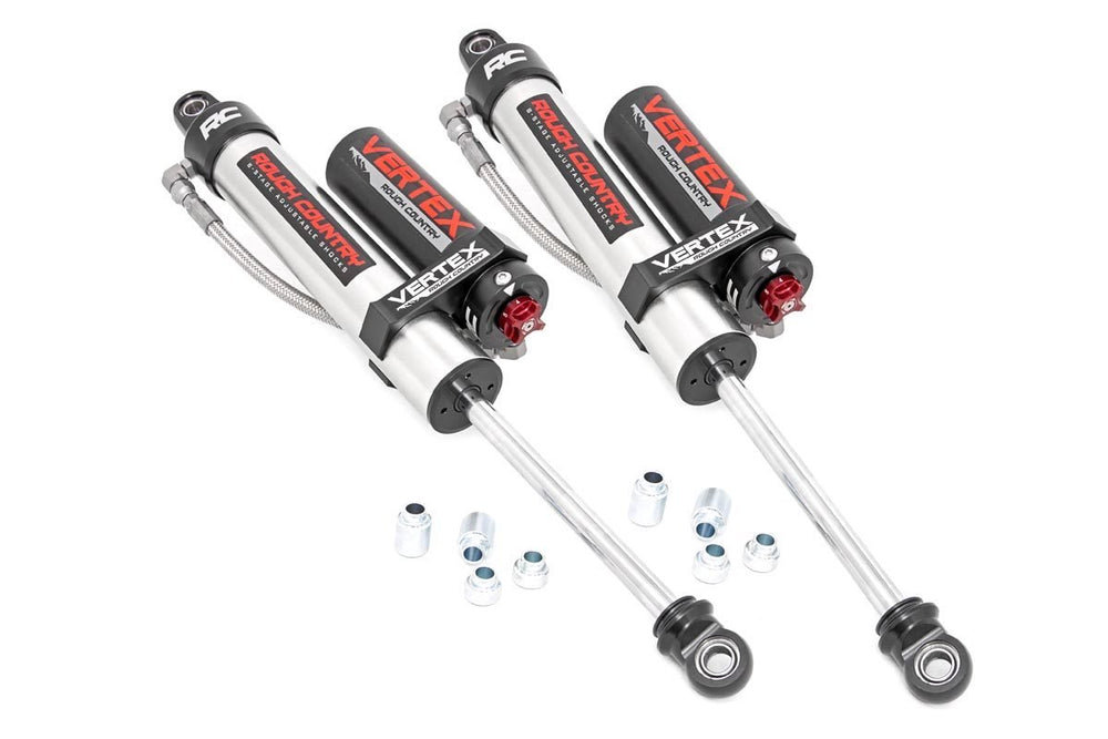 Rough Country - Vertex 2.5 Adjustable Rear Shocks - 3.5-4.5
